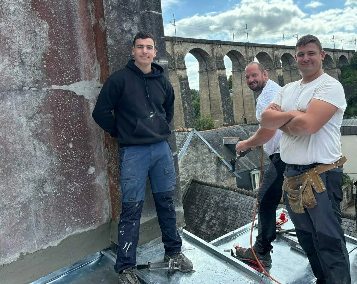 L'équipe Yvelines Rénovation sur chantier