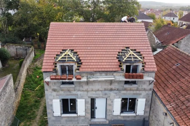 Rénovation complète d'une toiture dans les Yvelines